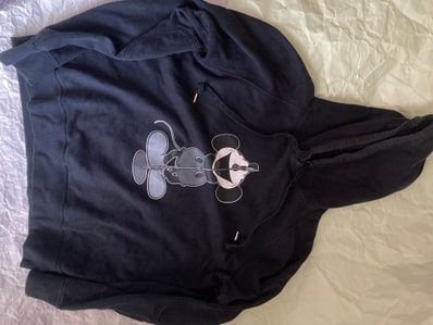Number(N)ine × Disney Mickey Mouse コラボ パーカー サイズ4 ブラック モノトーン 2013年復刻 ナンバーナイン×ミッキーマウス 宮下 オアシス リアム