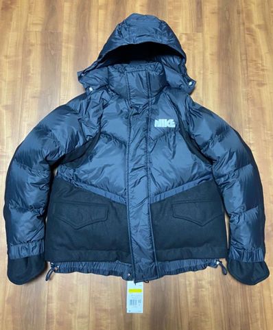 Sacai x Nike NRG Layered Bomber Jacket "Black"