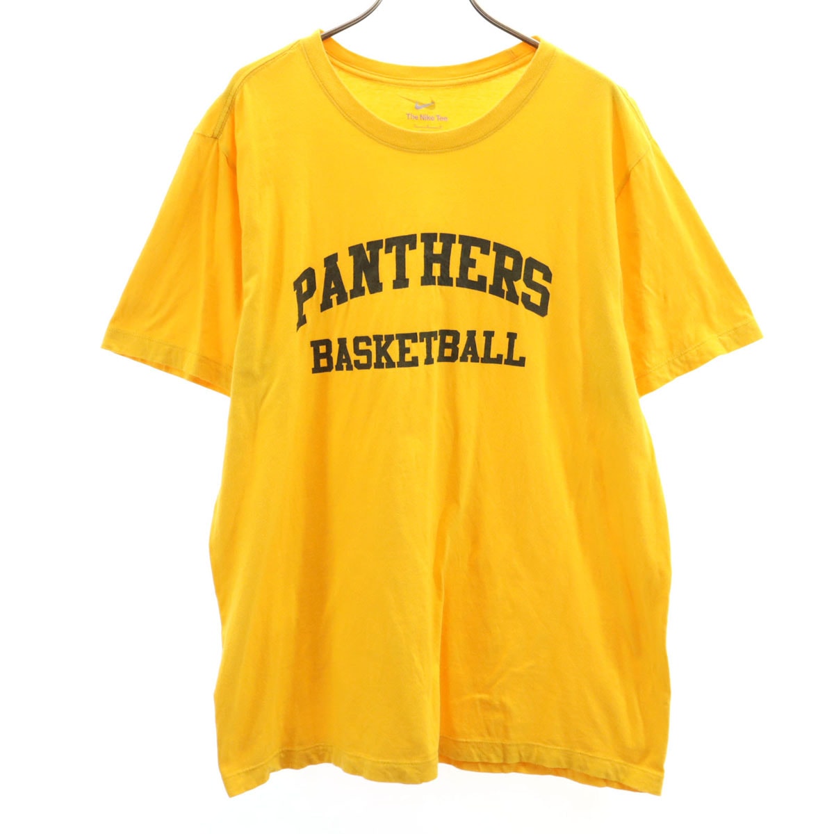 NIKE ナイキ PANTHERS BASKETBALL 半袖 Tシャツ L イエロー
