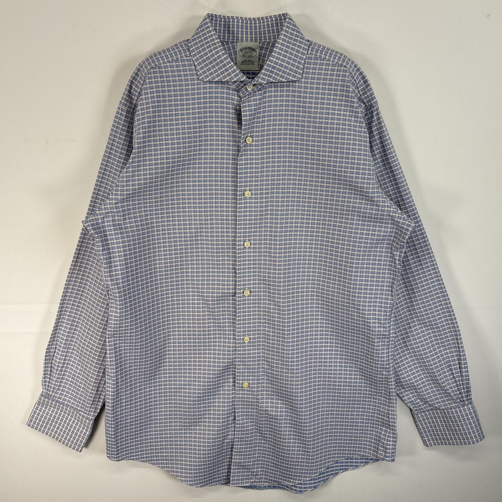 古着 ブルックスブラザーズ Brooks Brothers 長袖シャツ チェック柄 NON-IRON 15 1/2-33 M ブルー系 マルチカラー メンズ