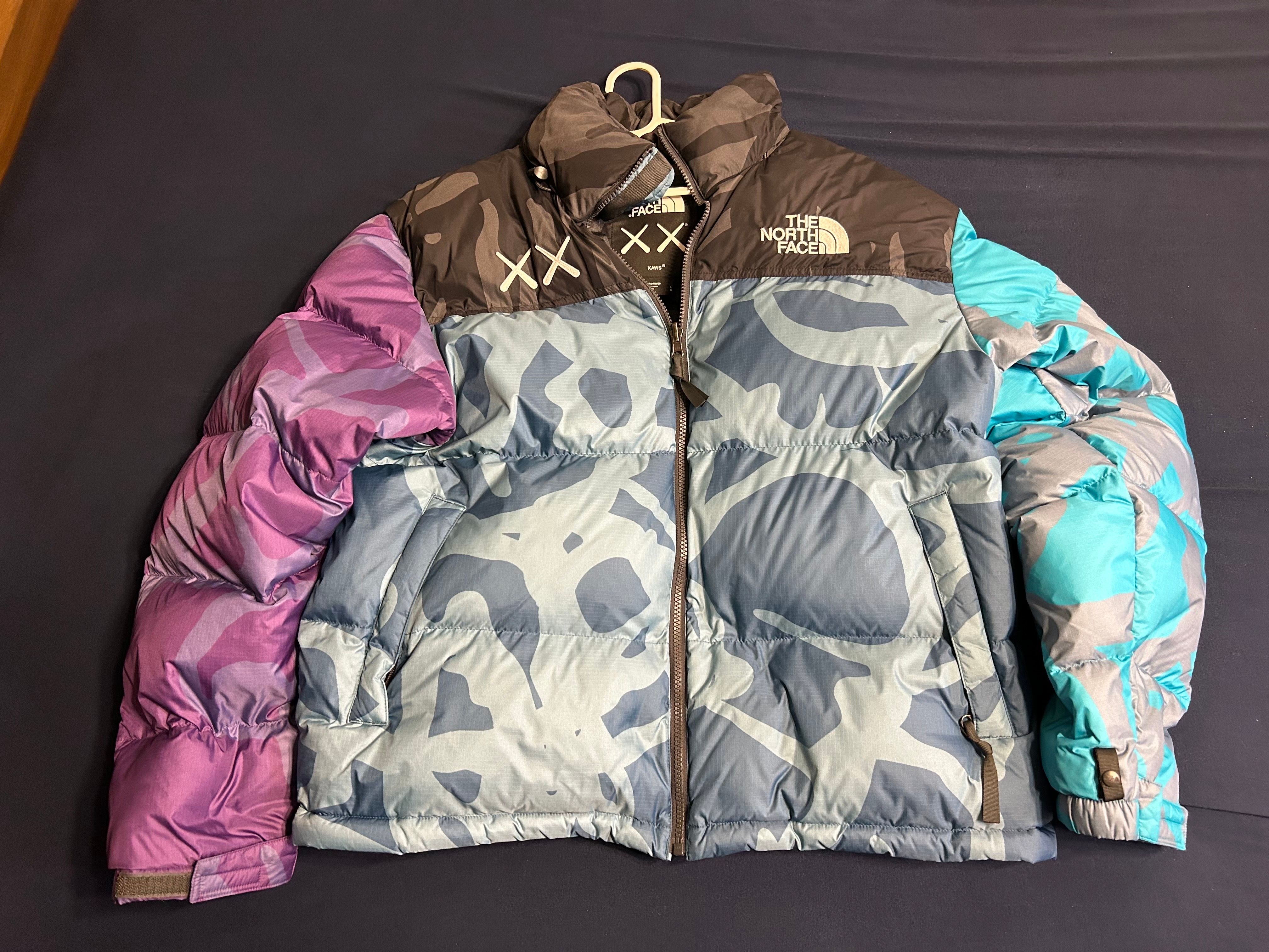 The North Face Kaws Nuptse Jacket "Blue Purple"