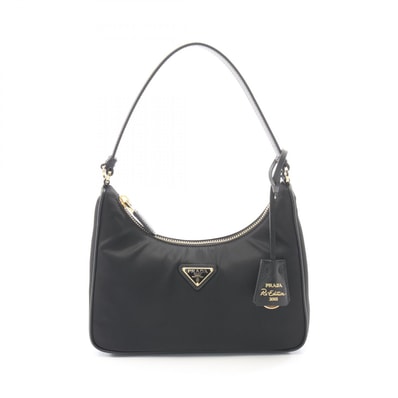 プラダ PRADA Re-Edition 2005 Re-Nylon ミニバッグ ハンドバッグ バッグ ナイロン サフィアーノレザー レディース ブラック系 1N204XR064F0632 【新品】