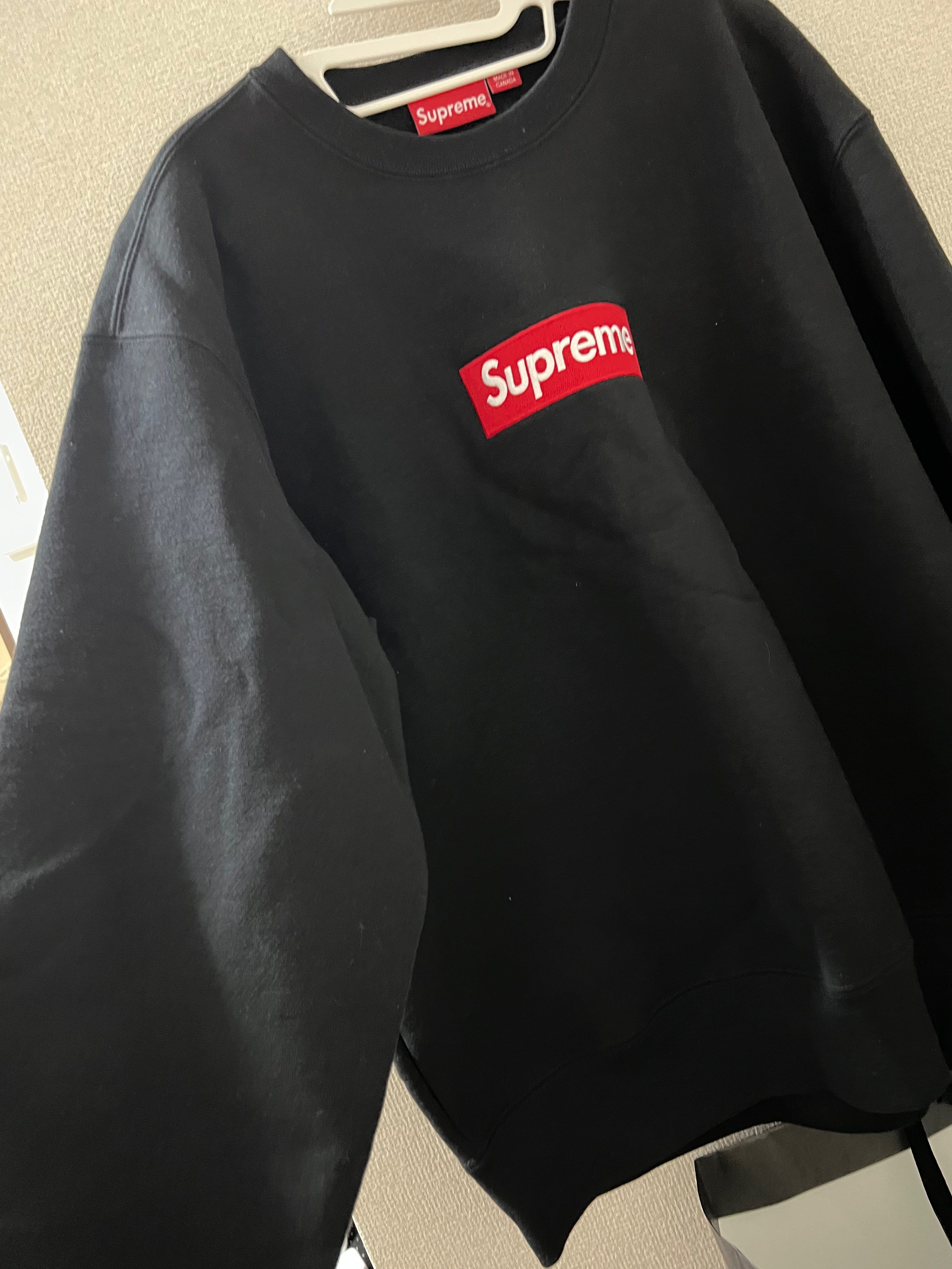 Supreme Box Logo Crewneck "Black" (22FW)