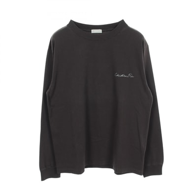 ディオール Dior Lily Of The Valley 長袖Tシャツ 衣料品 トップス コットン メンズ ブラック系 【中古】