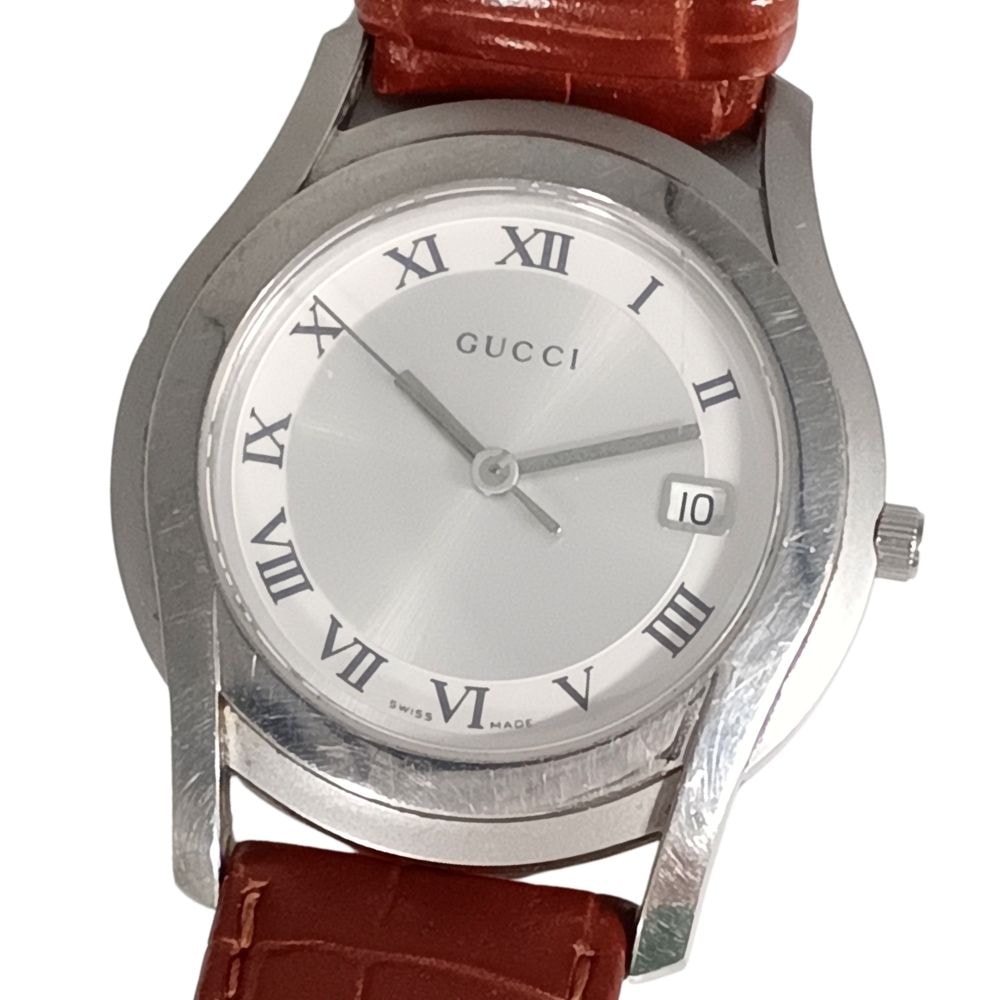 C (やや傷や汚れあり)】GUCCI グッチ 5500M Gクラス クォーツ メンズ