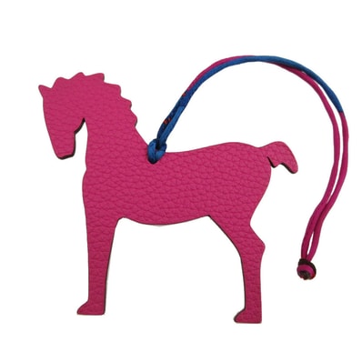 エルメス プティアッシュ バッグチャーム ホース トリヨンクレ