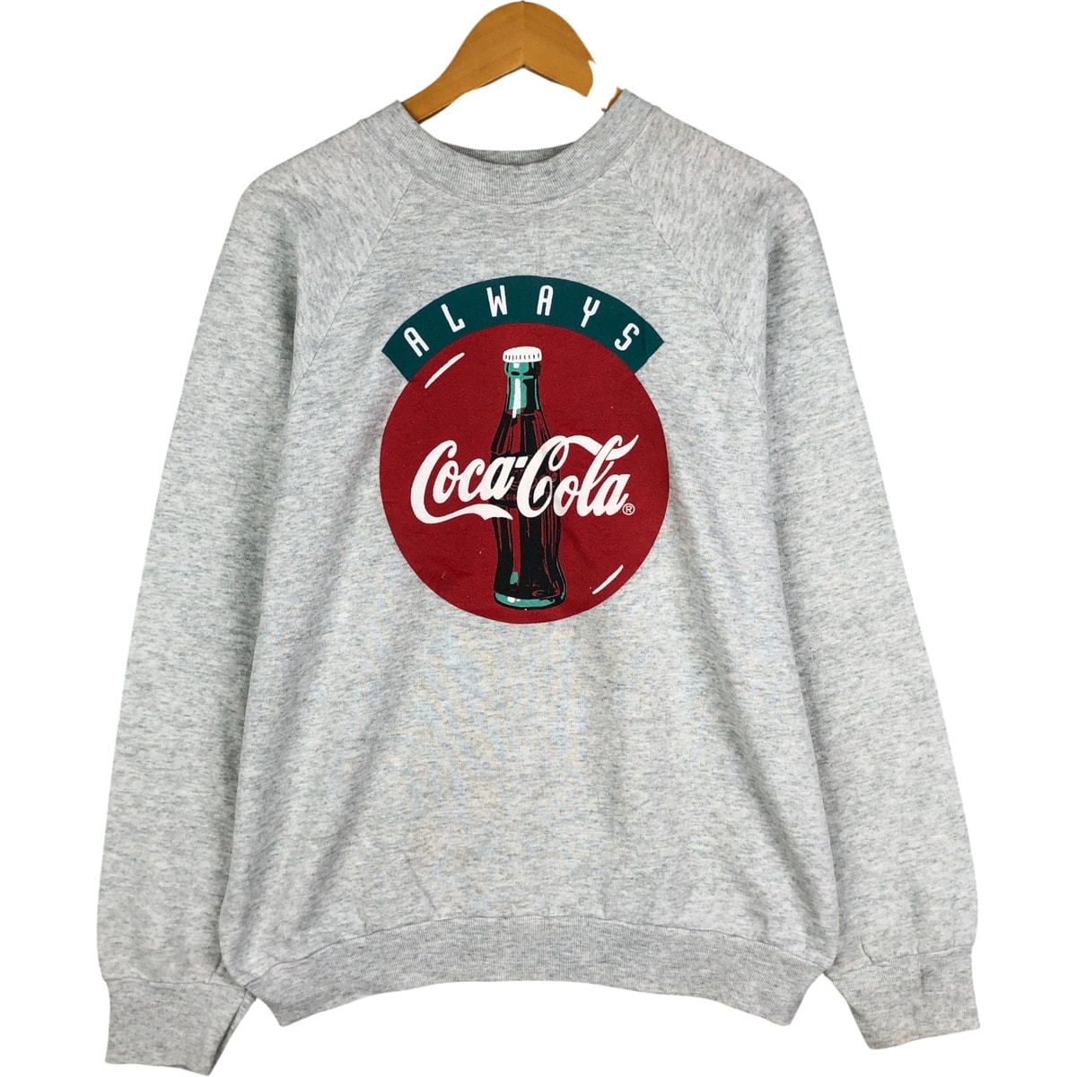 古着 90年代 フルーツオブザルーム FRUIT OF THE LOOM COCA-COLA コカコーラ アドバタイジング スウェットシャツ トレーナー USA製 メンズL相当 ヴィンテージ/eaa418831