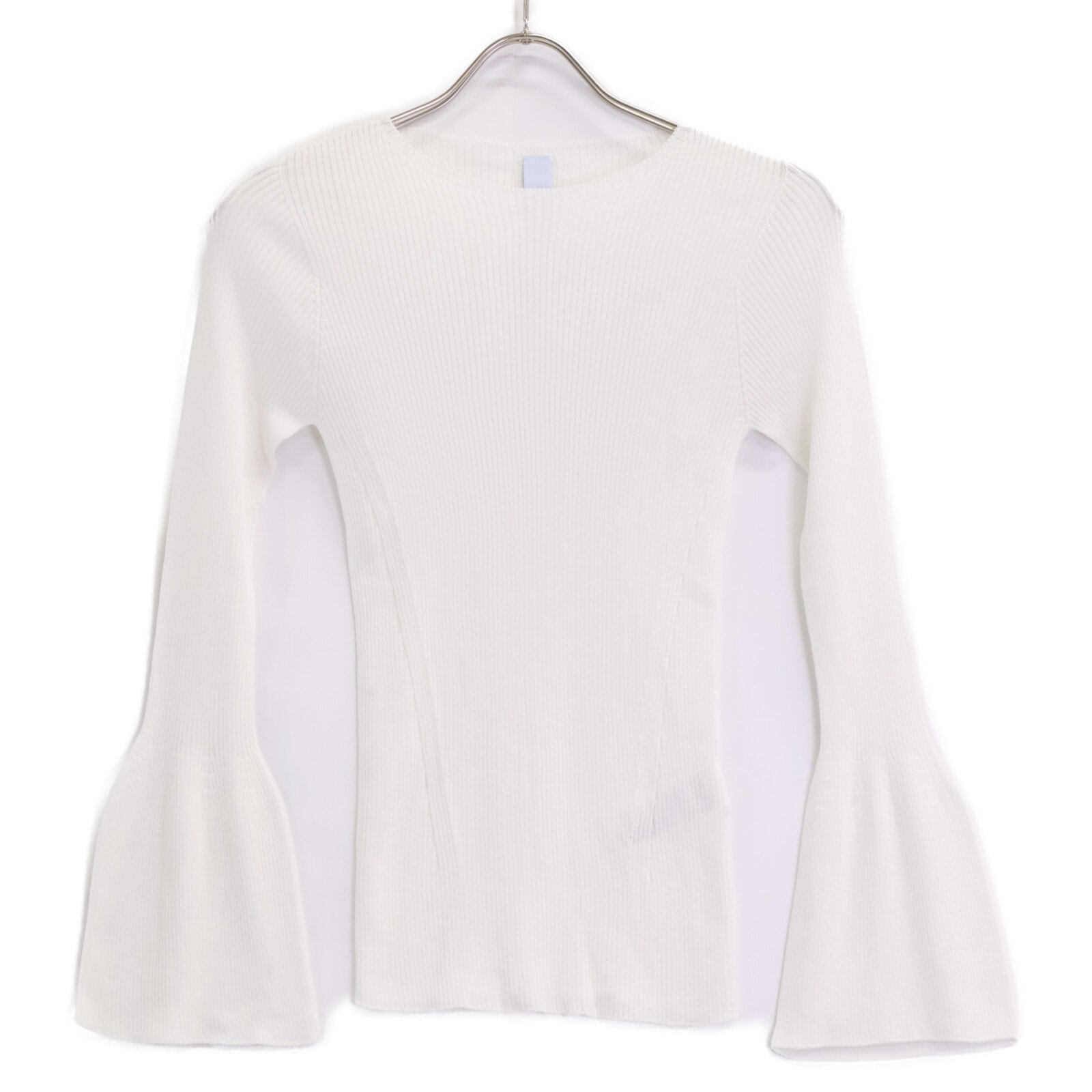 シーエフシーエル CF010KN153JP00 ホワイト キュプラ混 SOFT PORTRAIT LONG BELL SLEEVE TOP 1