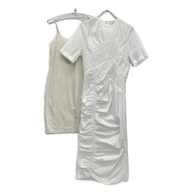 クラネ 25SS 18112-5182 ホワイト RANDOM SHIRRING ONEPIECE 1