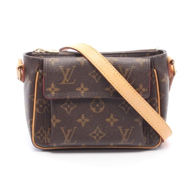 ルイ・ヴィトン LOUIS VUITTON ヴィバシテPM ショルダーバッグ バッグ PVCコーティングキャンバス レザー モノグラム レディース ブラウン系 M51165 【中古】