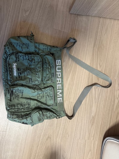 Supreme Field Messenger Bag "Olive Gonz" (23SS)
