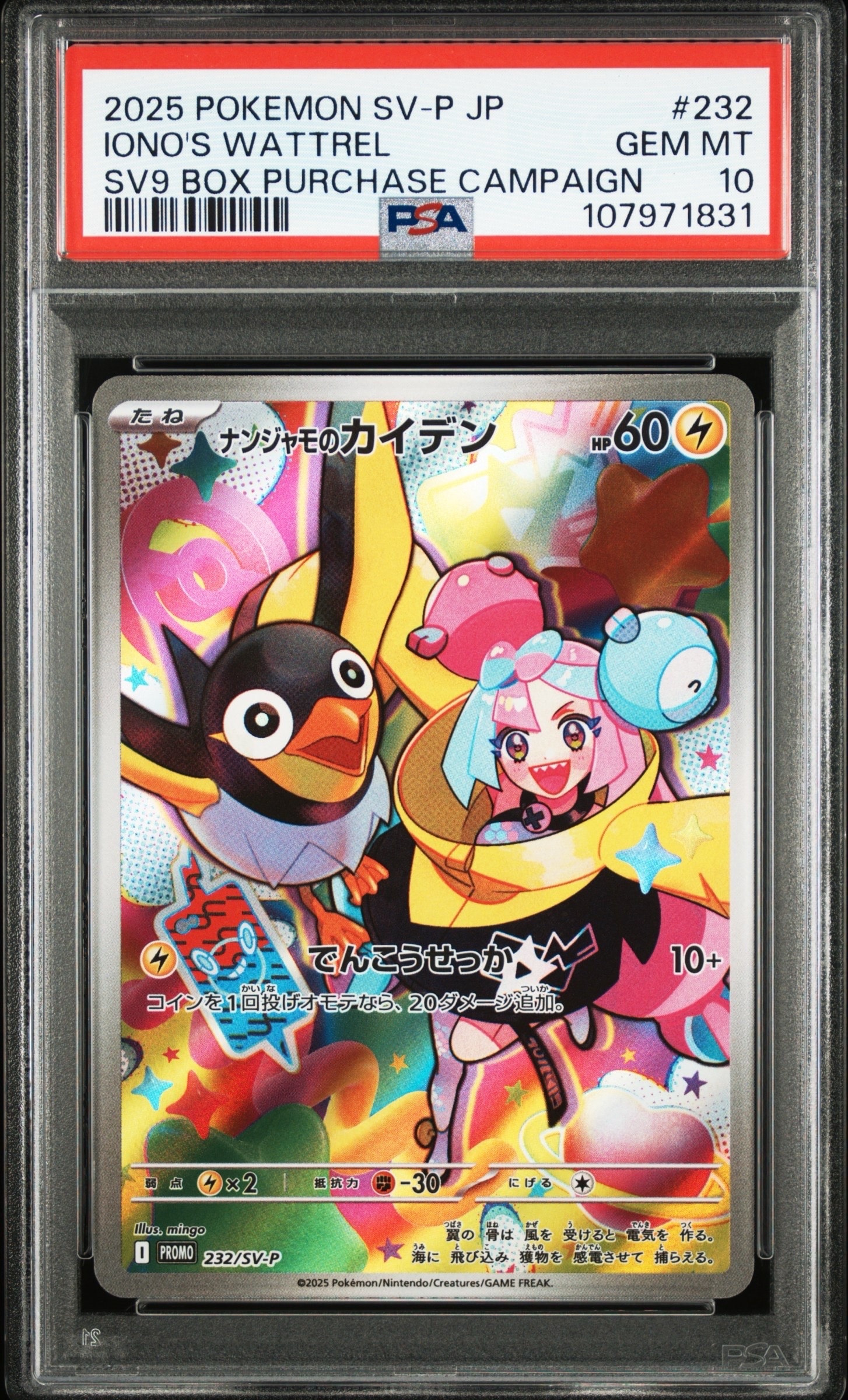 ナンジャモのカイデン P [SV-P 232](プロモーションカード「拡張パック バトルパートナーズ Box購入キャンペーン」)