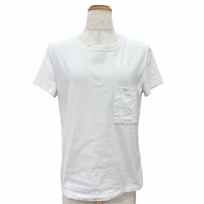 極美品 エルメス クリケティス刺繡 半袖Tシャツ FR 38 2E4611DUA