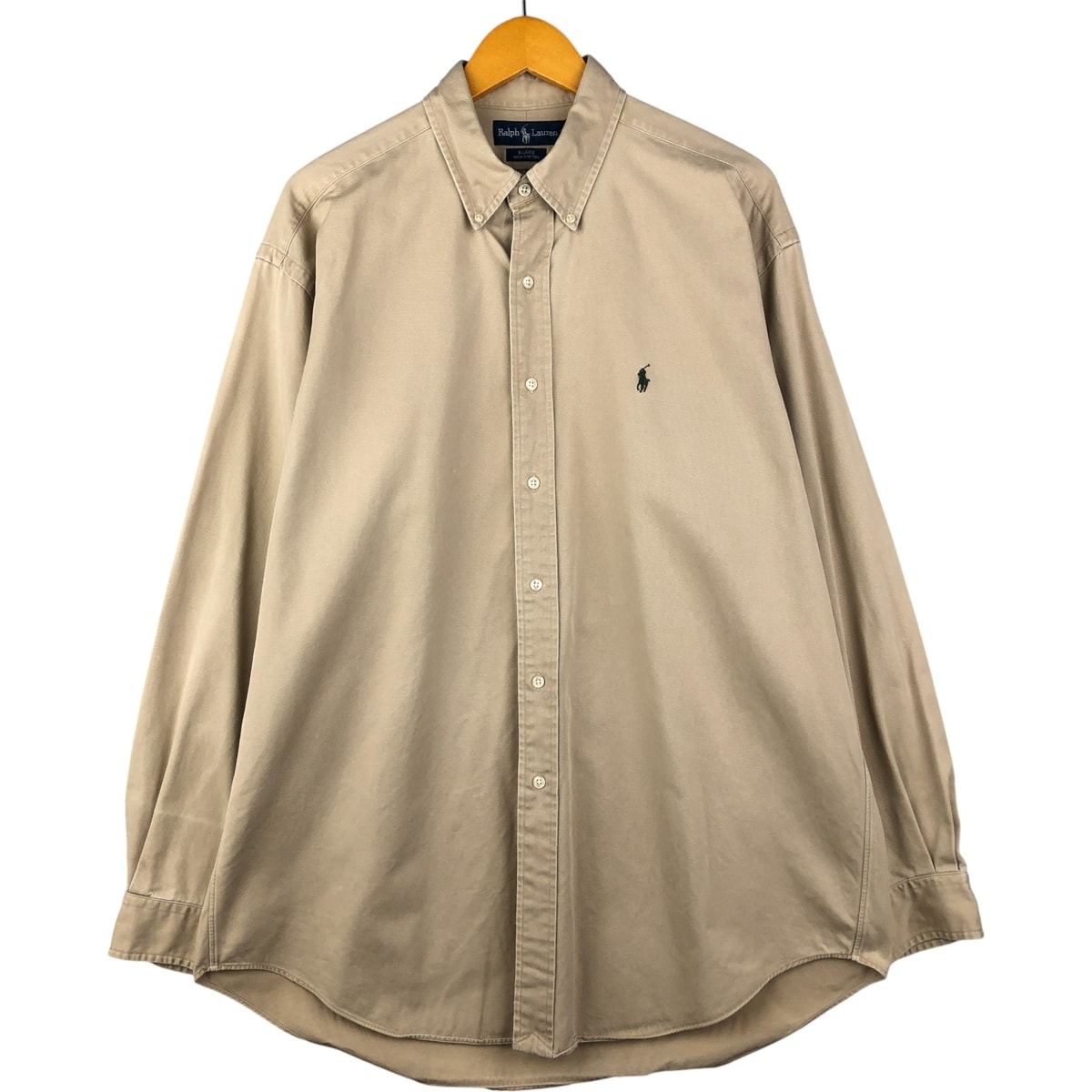 古着 ラルフローレン Ralph Lauren BLAKE 長袖 ボタンダウンシャツ メンズL相当/eaa588662