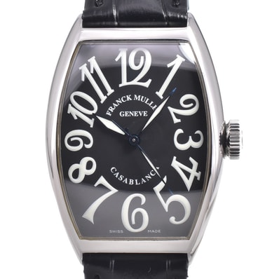 フランクミュラー FRANCK MULLER 5850 トノウカーベックス カサブランカ ブラック 自動巻き メンズ 美品 箱・保証書付き 腕時計 L#150856