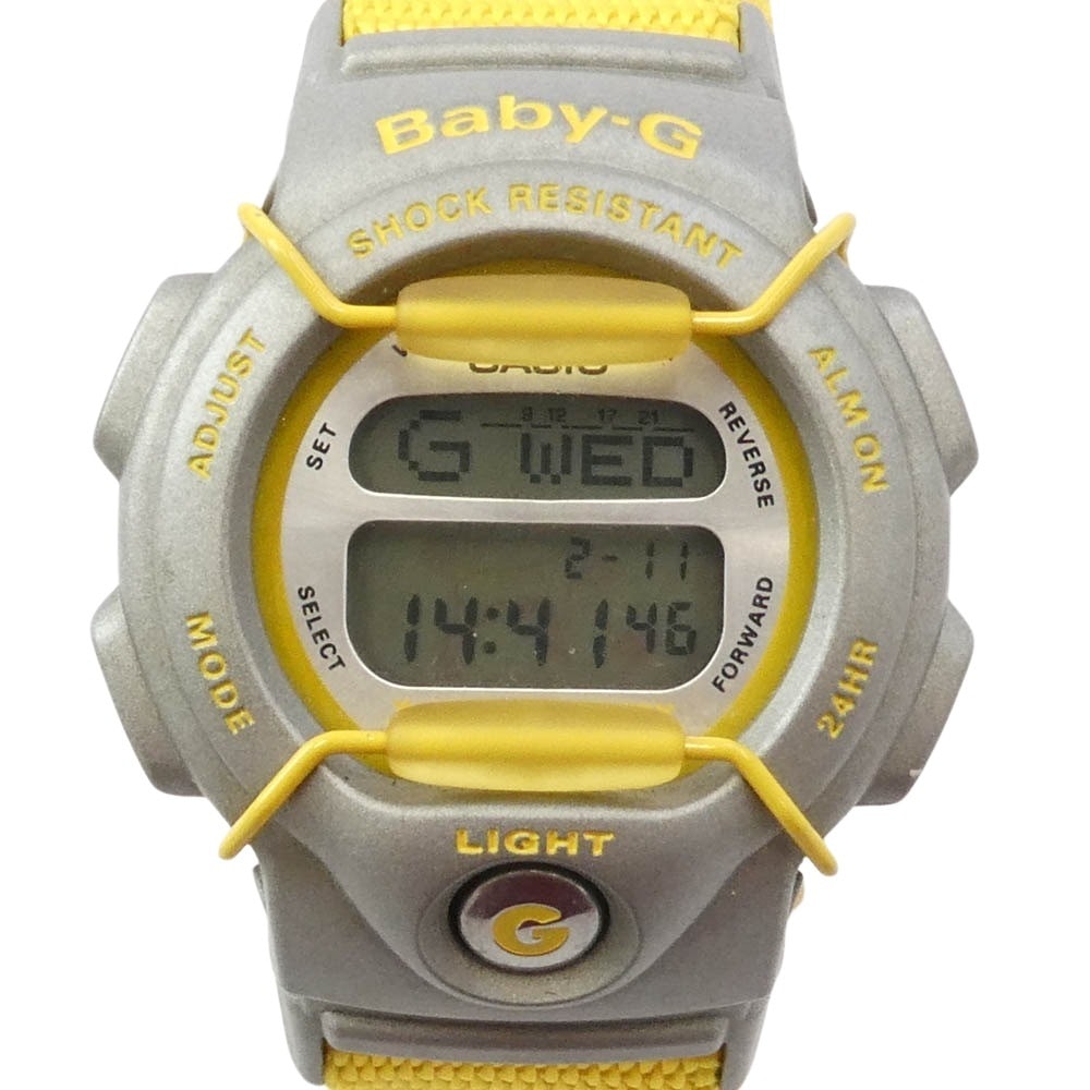 G-SHOCK ジーショック 時計 BG?350AB?9T Baby-G ベイビーG 腕時計 ウォッチ イエロー系 シルバー系【中古】