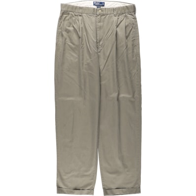 古着 ラルフローレン Ralph Lauren POLO by Ralph Lauren HAMMOND PANT ツータック チノパンツ メンズw34相当/eaa667787