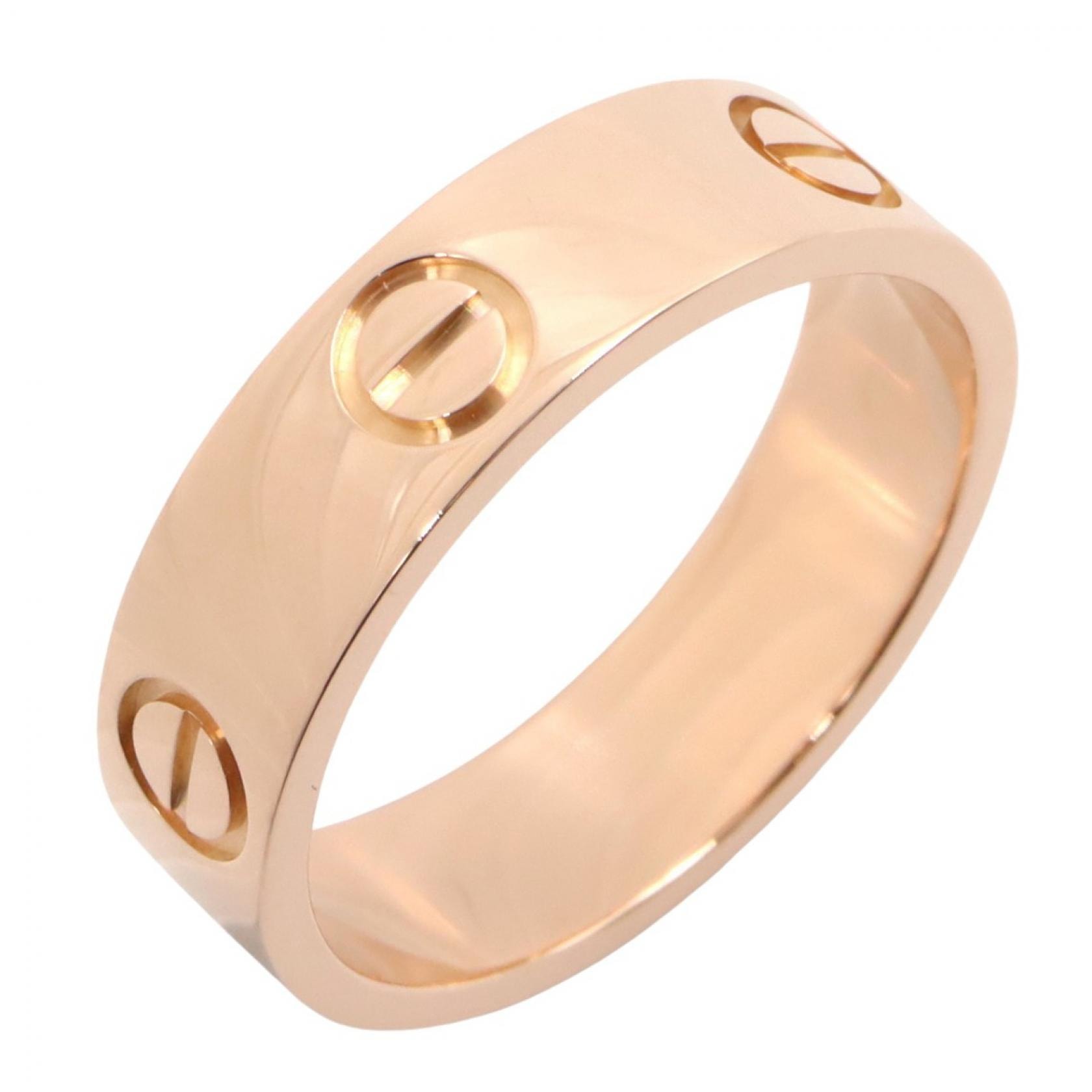 カルティエ CARTIER ラブリング リング・指輪 ジュエリー K18PG(ピンクゴールド) レディース ゴールド系 B4084600 【中古】