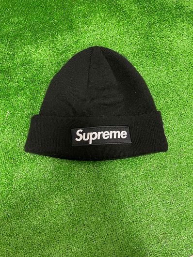 Supreme New Era® Box Logo Beanie "Black" (21FW)