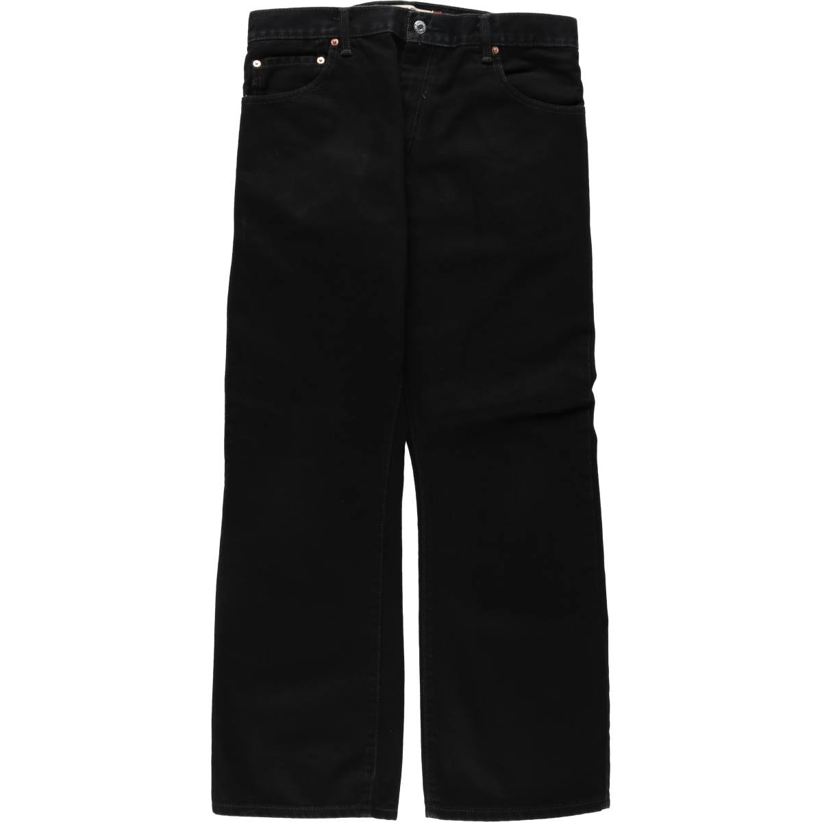 古着 リーバイス Levi's 517 BOOT CUT ブラックデニム ブーツカットデニムパンツ メンズw34相当/rab182014