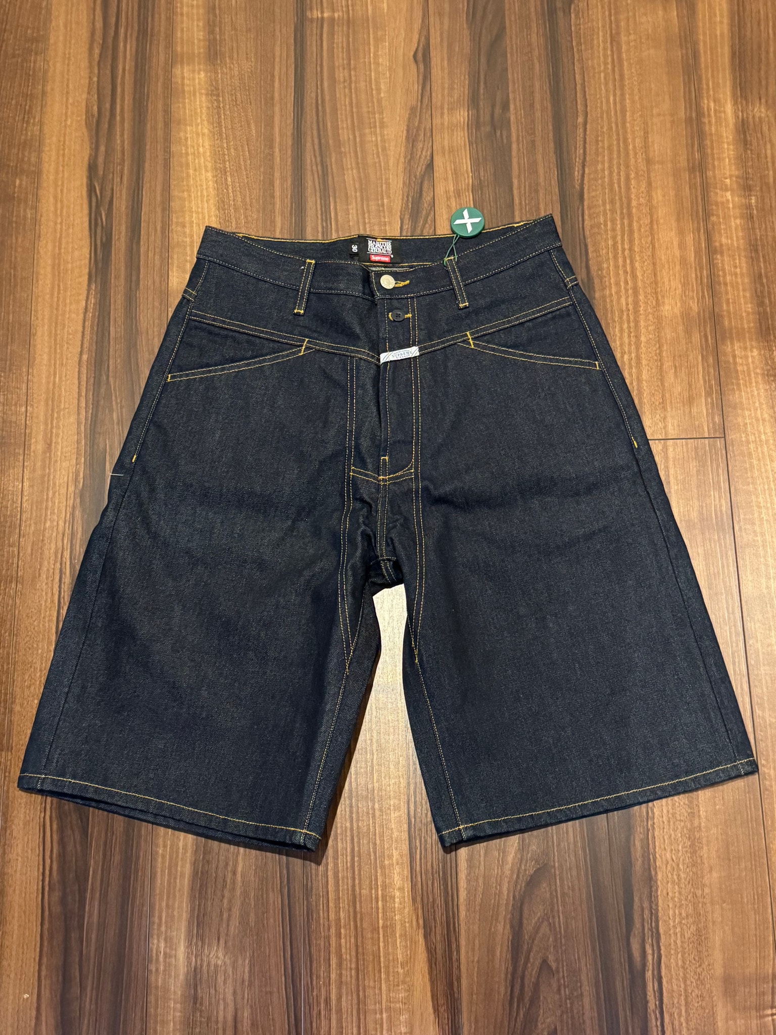 Supreme x Marithe + Francois Girbaud X-Seam Baggy Denim Short "Rigid Indigo"