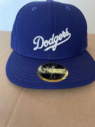 Kith x Major League Baseball Los Angeles Dodgers Script Cap "Royal Blue"