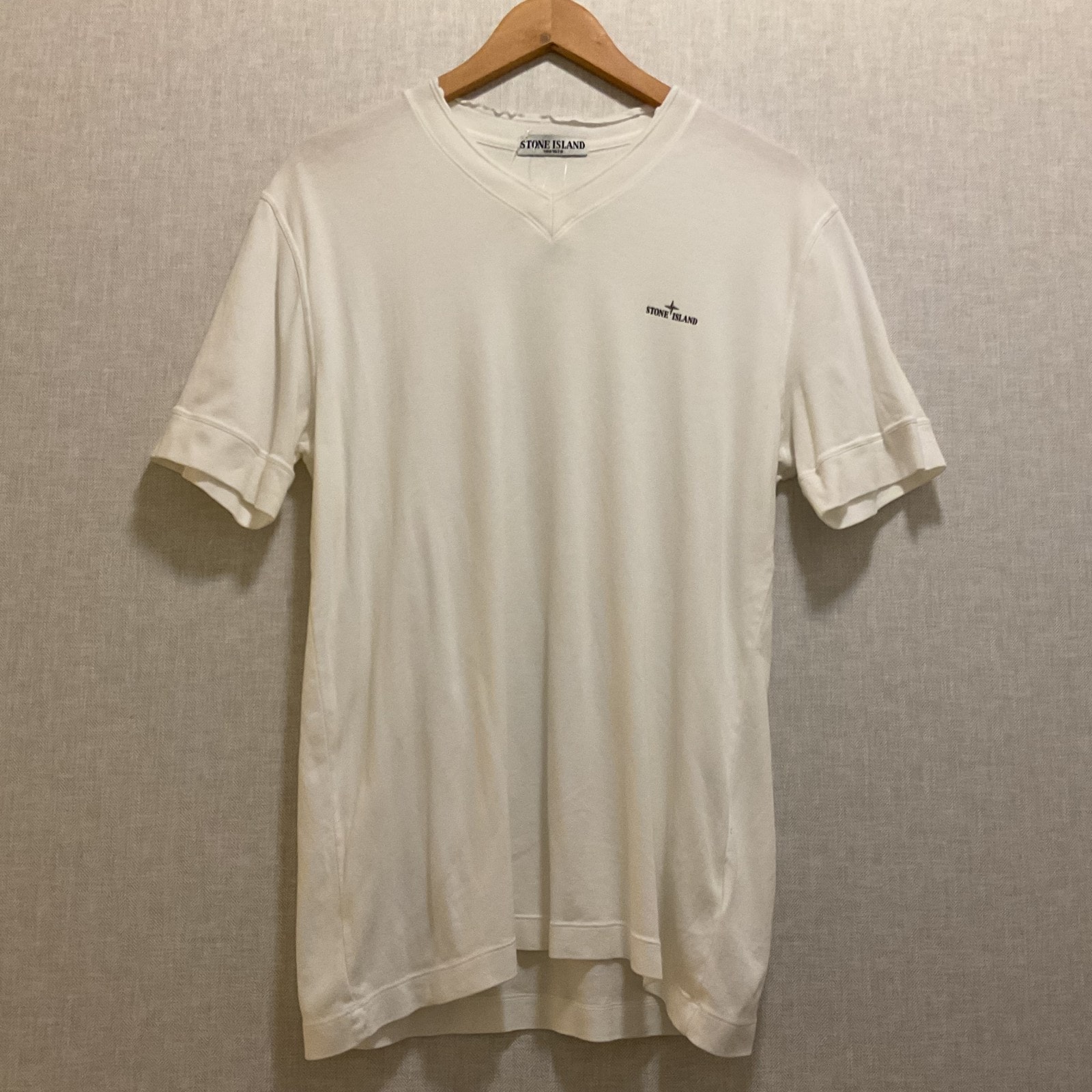 STONE ISLAND 【ストーンアイランド】 半袖 Tシャツ ロゴ ホワイト