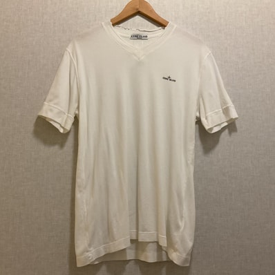 STONE ISLAND 【ストーンアイランド】 半袖 Tシャツ ロゴ ホワイト