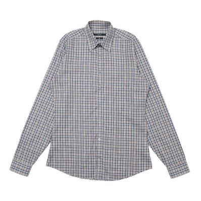 GUCCI グッチ slim 長袖シャツ サイズ39 15 1/2 チェック イタリア製 ブランド古着【中古】20260728/RB0225