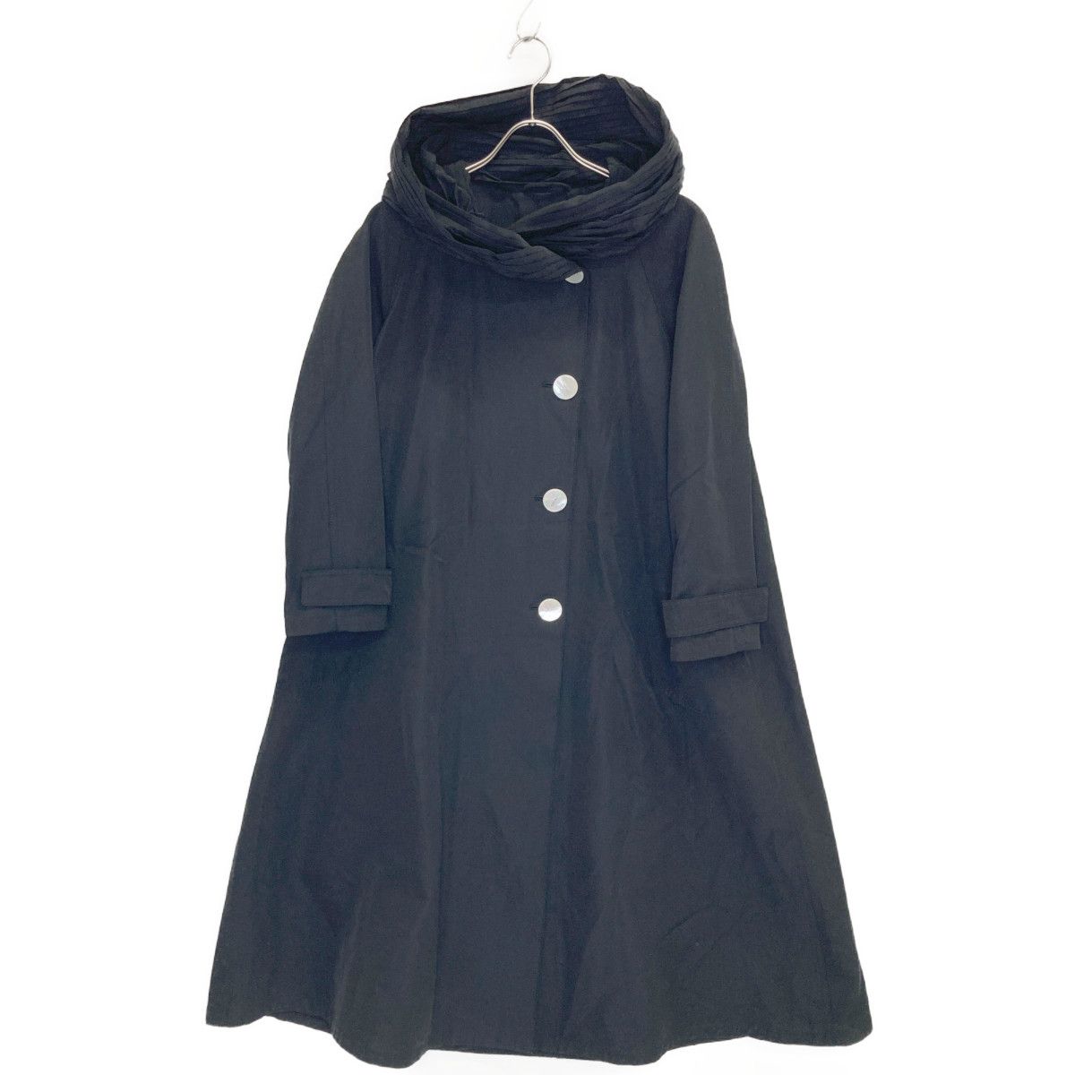 【極美品・XL】ジョルジオアルマーニ トレンチコート レザー襟 レザータグ 紺 GIORGIO ARMANI - ジョルジオアルマーニ トレンチコート メンズ