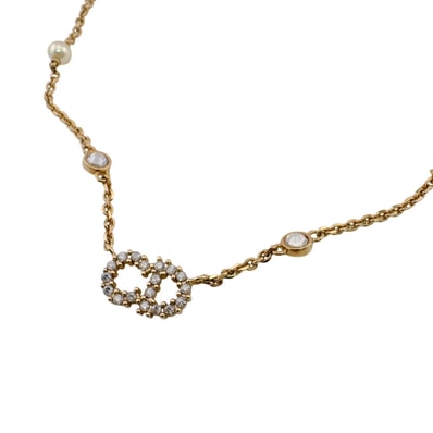 ディオール Dior ネックレス Clair D Lune ゴールド