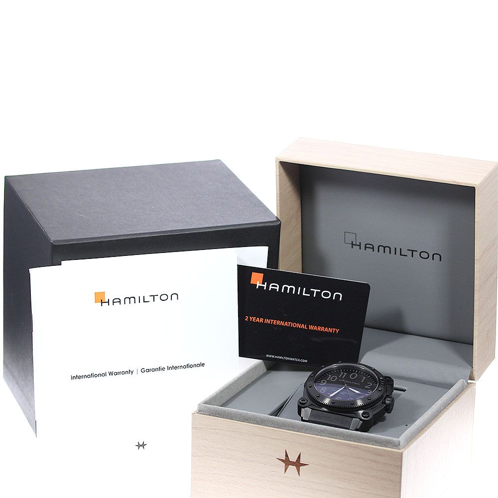 ☆美品 ハミルトン カーキ ビロウゼロ H785050 メンズ 【中古】