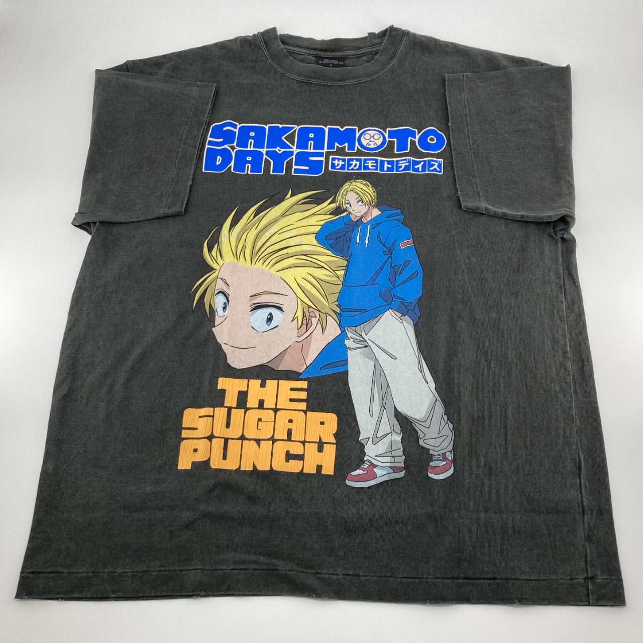 【新品】 THE SUGAR PUNCH(ザ シュガーパンチ) SAKAMOTO DAYS SS TEE SHIN M 半袖Tシャツ ブラック