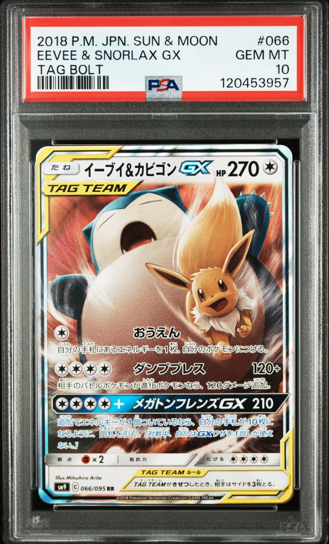イーブイ&カビゴンGX RR [SM9 066/095](拡張パック「タッグボルト」)