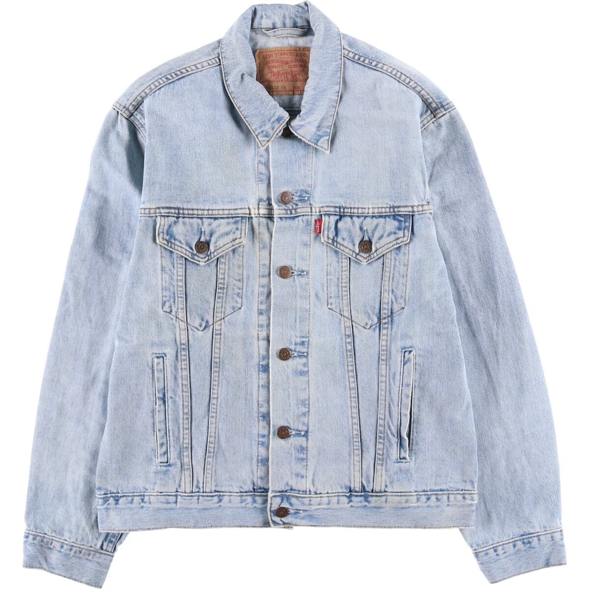 古着 90年代 リーバイス Levi's 70503-0482 デニムジャケット Gジャン メンズM相当 ヴィンテージ/eaa587575