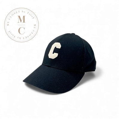 CELINE Initial Baseball Cap Cotton "Black"