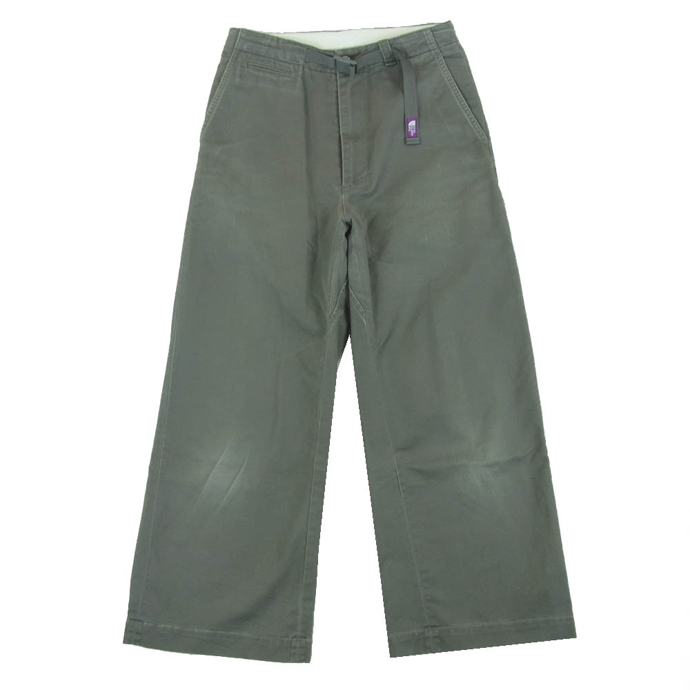 THE NORTH FACE ノースフェイス パンツ NTW5053N PURPLE LABEL パープルレーベル Stretch Twill Baggy Pants ストレッチ ツイル バギー パンツ グレー系 S【中古】