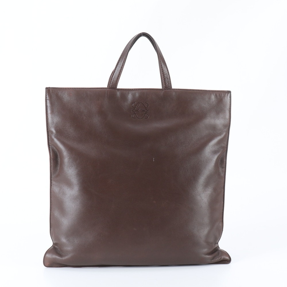 ■美品 ロエベ アナグラムトート バッグ レザー