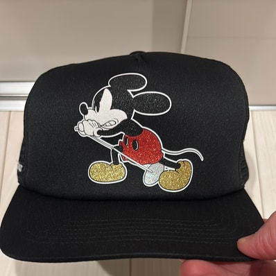 Supreme x Number (N)ine x Mickey Mouse Mesh Back 5-Panel "Black"