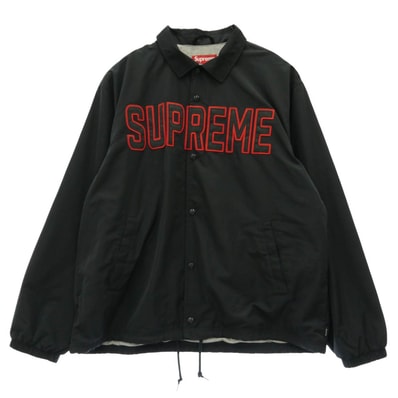 Supreme シュプリーム 26SS Spellout Coaches Jacket スペルアウト コーチ ロゴ ジャケット ブラック系【極上美品】【中古】