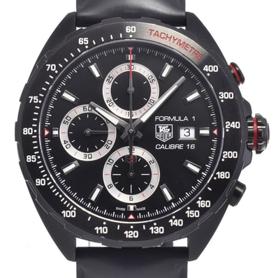 タグホイヤー TAG HEUER CAZ2011.FT8024 フォーミュラ1 キャリバー16 クロノグラフ デイト ブラック 自動巻き メンズ 箱付 腕時計 R#149259
