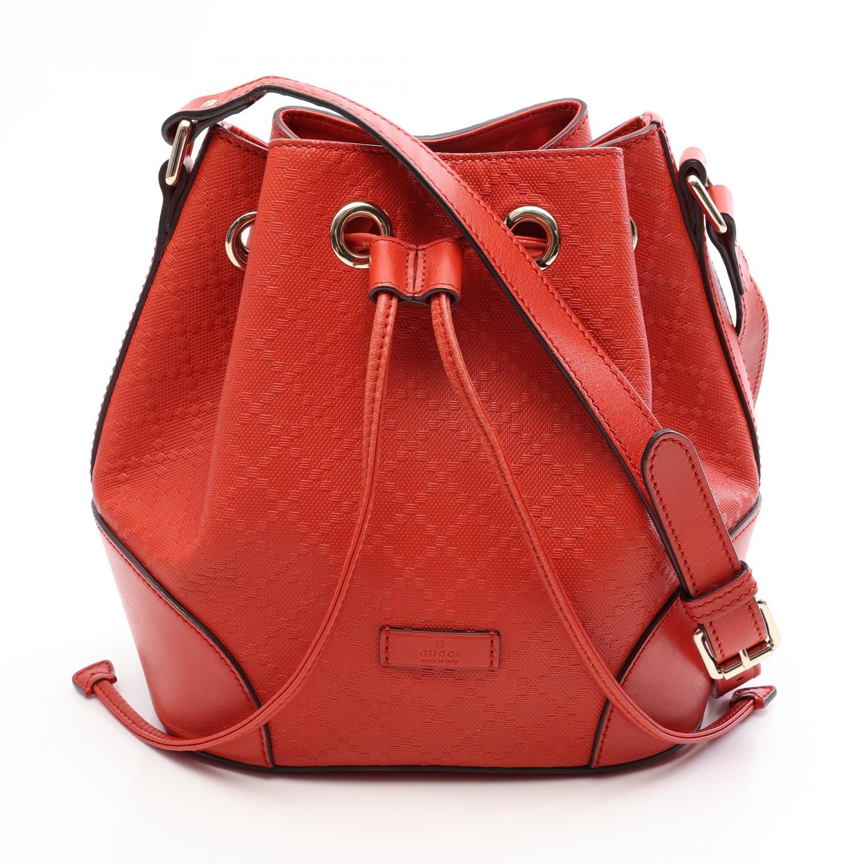 グッチ GUCCI ブライトディアマンテ ショルダーバッグ バッグ レザー レディース ブラウン系 354229 【中古】