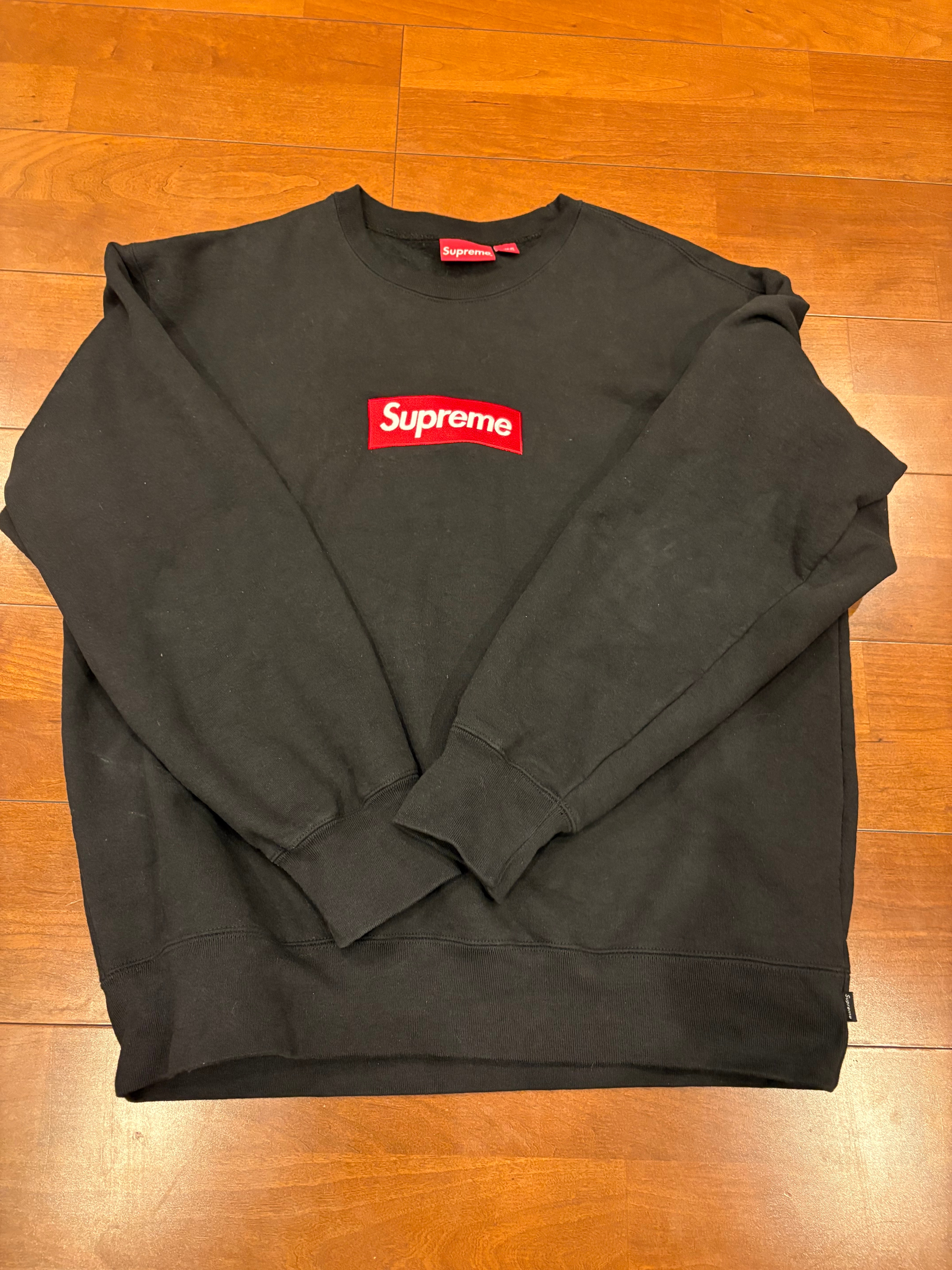Supreme Box Logo Crewneck "Black" (22FW)