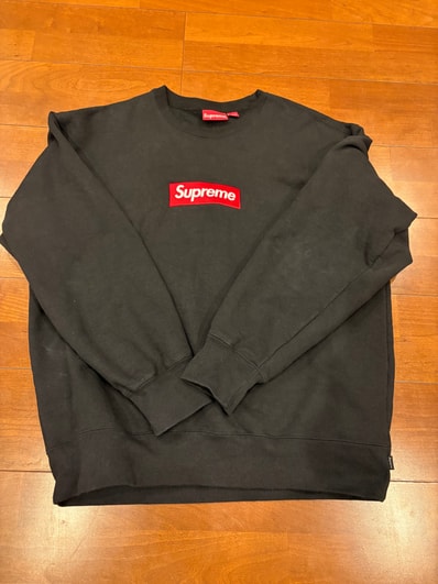 Supreme Box Logo Crewneck "Black" (22FW)