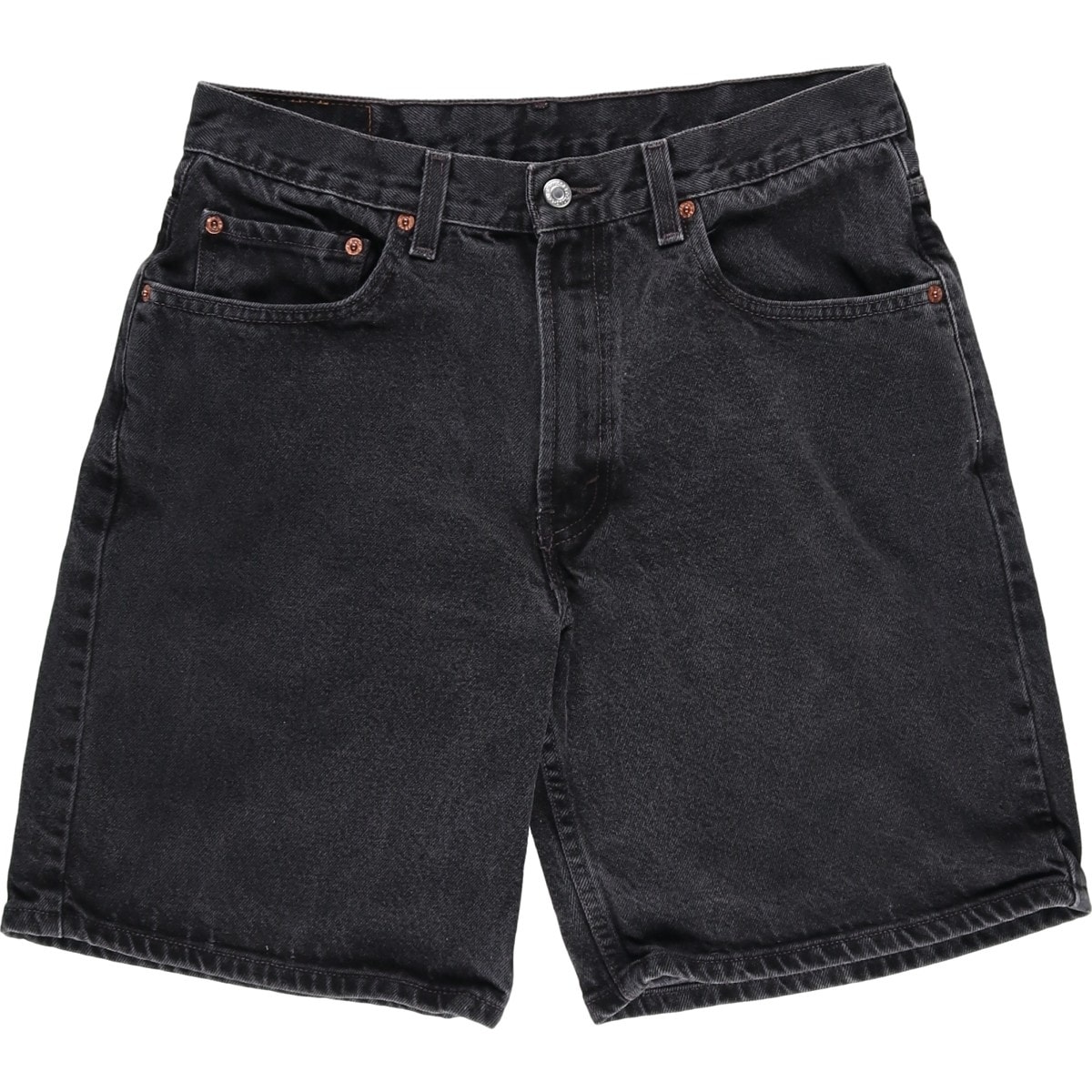 古着 00年代 リーバイス Levi's 550 RELAXED FIT ブラックデニムショーツ ショートパンツ メンズw32相当/eaa614111