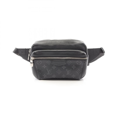 ルイ・ヴィトン LOUIS VUITTON バムバッグ アウトドア ウエストバッグ ボディバッグ バッグ PVCコーティングキャンバス レザー タイガラマ ノワール メンズ ブラック系 M30245 【中古】
