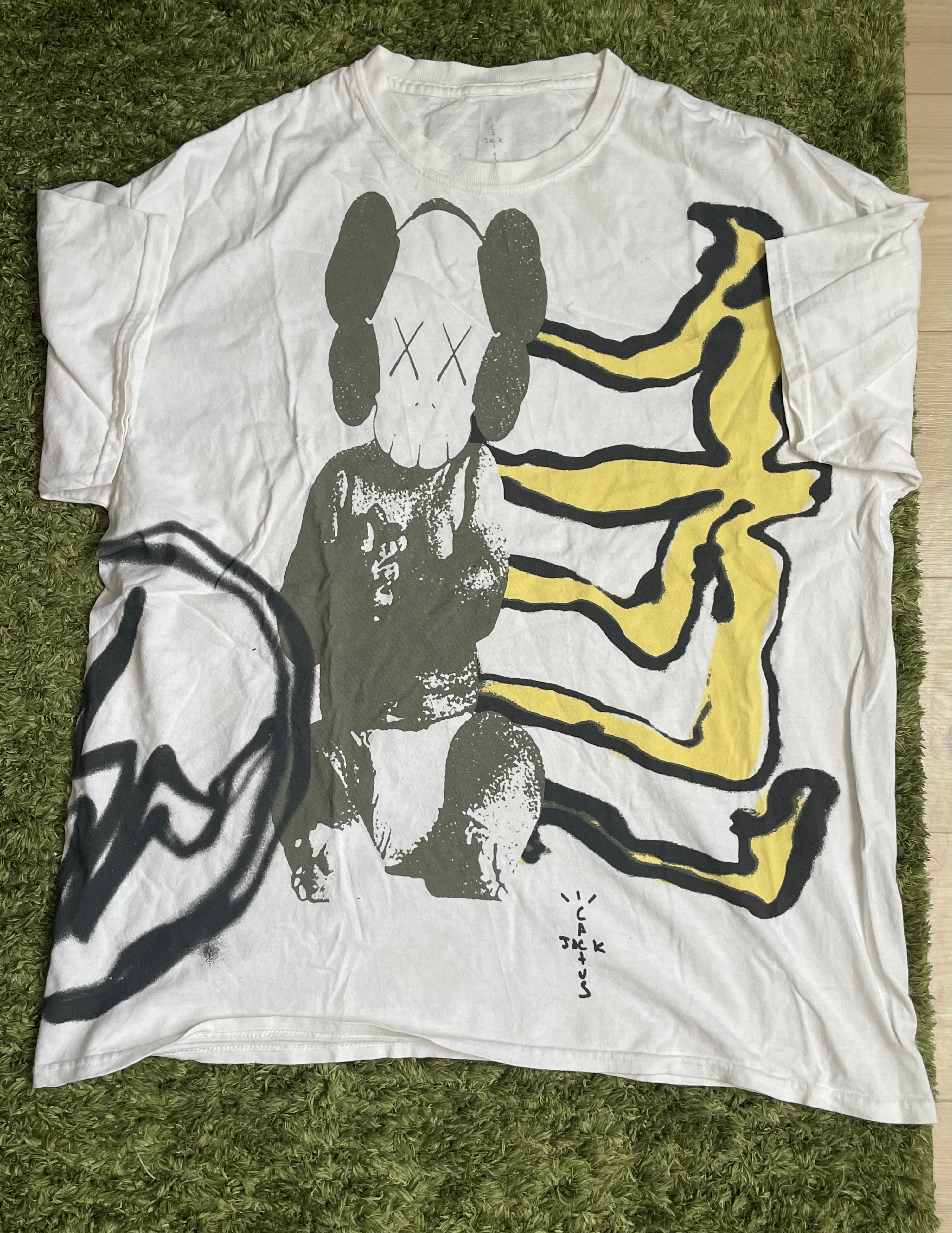 Travis Scott Cactus Jack x KAWS For Fragment Tee "White"