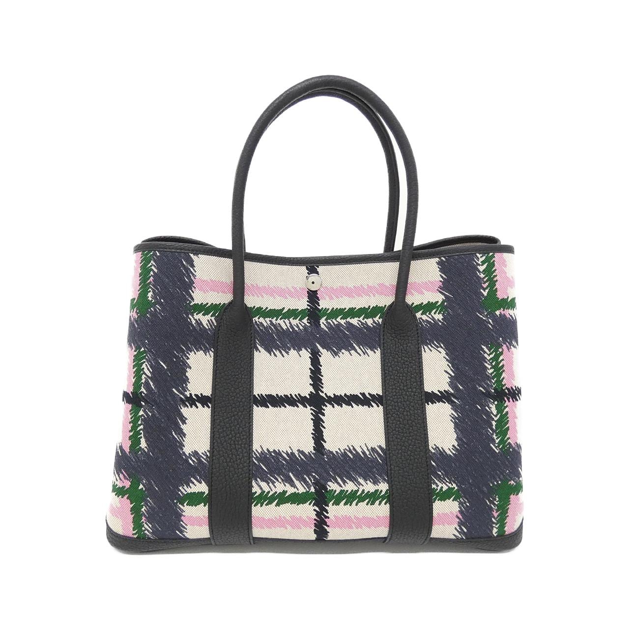 エルメス TARTAN CROSS ガーデン パーティ 36cm 086513CK バッグ