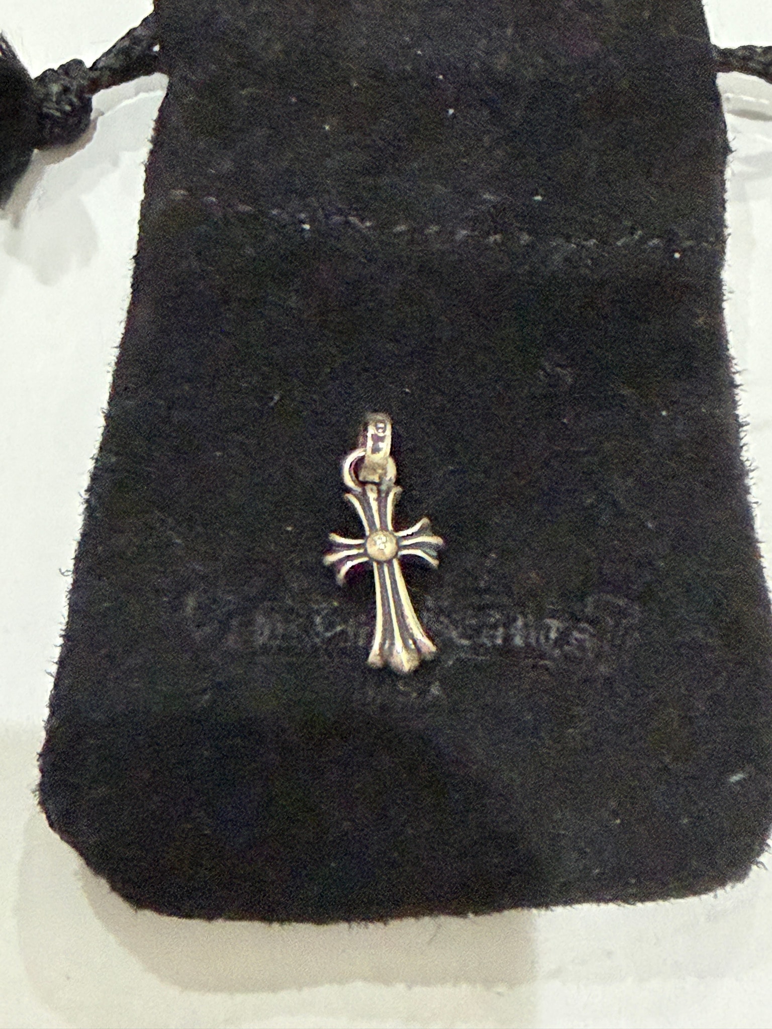 Chrome Hearts Cross Baby Fat Charm "Silver"