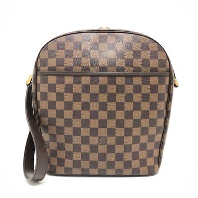 ルイヴィトン LOUIS VUITTON イパネマ GM N51292 ダミエ カバン 斜め掛け ポシェット ショルダーバッグ ダミエキャンバス エベヌ ブラウン